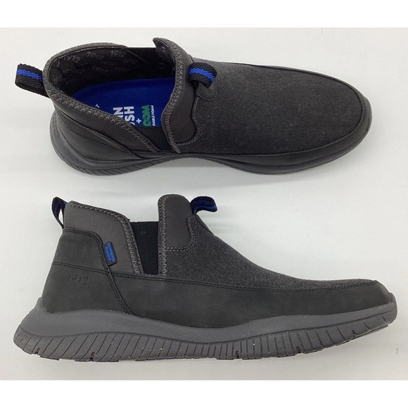 Nunn Bush Trekker Moc Toe Chelsea Walking Boot Black Mens Size 12 Wide 85083-009 - Picture 1 of 9